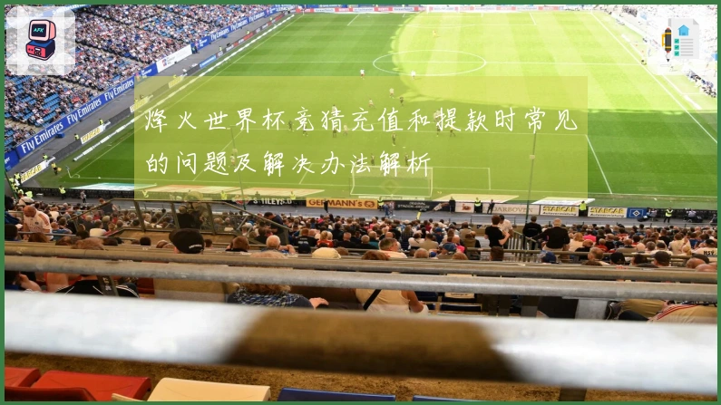 烽火世界杯竞猜充值和提款时常见的问题及解决办法解析